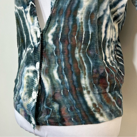 AMERICAN EAGLE Custom Tie Dye Dolman Cardigan - Picture 3 of 7